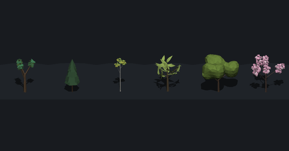 How to make low poly trees for games | PolyMason